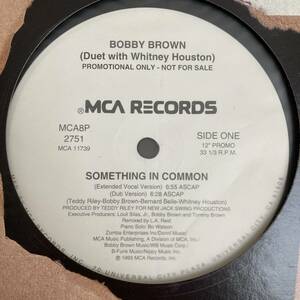 Bobby Brown Duet With Whitney Houston - Something In Common 12 INCH