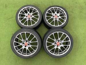 ◆ 希少！BBS RE RE5006 鍛造 FORGED ◆17x7J+48/PCD:100/4穴◆4本セット.205/45R17.BBSナット付.フィット,アクア,ヤリス ,bB,シビック等 