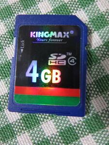 KINGMAX SDメモリーカード/SDHC 4GB Class4