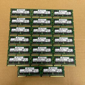 キ89 SAMSUNG ノートPCメモリ 8GB 2Rx8 PC3L-12800S 20枚