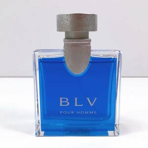 173【中古】BVLGARI POUR HOMME BVL BLUE EAU DE TOILETTE ブルガリ プールオム ブルー オードトワレ メンズ 香水 30ml 残量9割 現状品