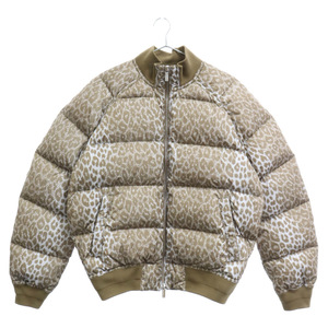 DIOR ディオール 21AW Leopard Down Jacket レオパード柄ダウンジャケット ブラウン 213C411A5492