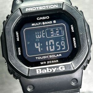 美品 CASIO カシオ Baby-G ベビージー BGD-5000UMD-1 腕時計 タフソーラー 電波時計 デジタル 多機能 ステンレススチール 動作確認済み