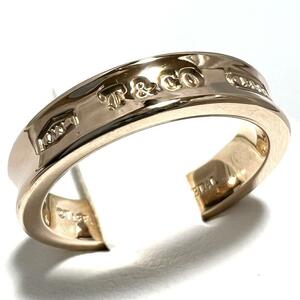 【約9号・美品】ティファニー　Tiffany レディース　指輪　1837　ナロー　リング　ルベド　メタル
