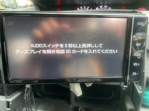 トヨタ純正 メモリーナビ NSZT-W68T　地図SDカード欠品　ジャンク　　（AA-1211）