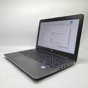 ★外観訳あり★ HP ZBook 15 G3 [Xeon E3 1505M V5 64GB 256GB+1TB 15.6インチ -] 中古 ノートパソコン (4688)