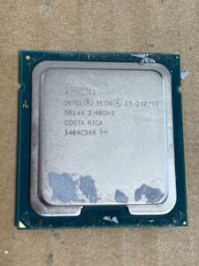 (392)インテル Intel Xeon プロセッサー E5-2407V2 2.20GHz LGA1356 動作品