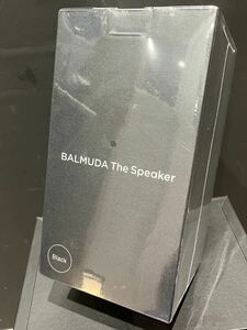 1円〜！【未開封】BALMUDA バルミューダ スピーカー 未使用品 ブラック TheSpeaker M01A-BK ワイヤレス Bluetoothでございます。