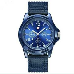 新品 　腕時計 　軍事モデル　 青　2