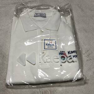 新品未使用品 Kaepa ケイパ 長袖ポロシャツ オフホワイト Lサイズ
