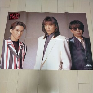ポスター　TMN TMネットワーク　CDでーた　付録　1994.6　両面　小室哲哉 宇都宮隆　木根尚登