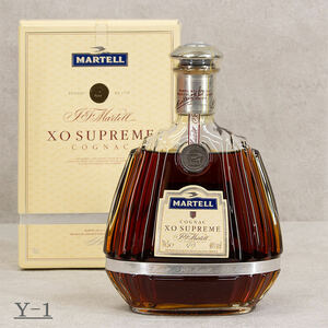 【Y-1】MARTELL XO SUPREME マーテル XO スプリーム クリアボトル コニャックブランデー 700ml 40% 未開栓