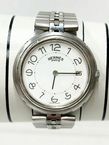 HERMES エルメス レディース 腕時計 プロフィール デイト クォーツ 電池式 稼働品 