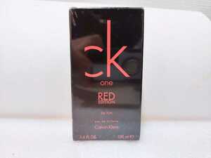 100ml【未開封】【送料無料】Calvin Klein カルバンクライン　シーケーワン RED レッド EDT ck one フォーヒム for him オードトワレ