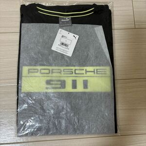 新品 未開封 PUMA PORSCHE 911 プーマ ポルシェ911 オフィシャル Tシャツ サイズ: L カラー:ブラック [定価: 4,860円税込] 