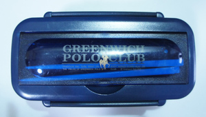 ★☆ GREENWICH POLO CLUB ☆お弁当箱☆２段☆日本製☆used ☆★