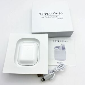 【新品】ワイヤレスイヤホン　ホワイト　充電式 T200 Bluetooth 通話　iPhone Android