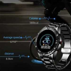 LIGE スマート腕時計メンズスポーツ多機能モードスマートウォッチ心拍数血圧計の腕時計情報ホームリマインダー スマートウォッチ ZCL885