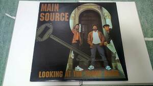 中古レコード 12インチ Main Source - Looking At The Front Door 1990 HIPHOPクラシック Large Professor