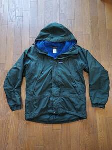 【稀少】patagonia パタゴニア インファーノジャケット INFURNO JACKETロデン 緑×ブルー 04年製 XS☆パフジャケット ダスパーカー