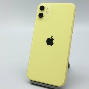 Apple iPhone11 64GB Yellow A2221 MWLW2J/A バッテリ75% ■au★Joshin9182【1円開始・送料無料】