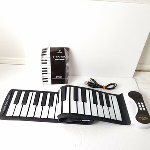 49鍵盤　ロールアップピアノ　smaly 49key 美品　サステイン　録音機能