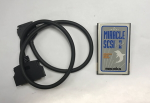 【ジャンク】MACNICA SCSI PCMCIAカード