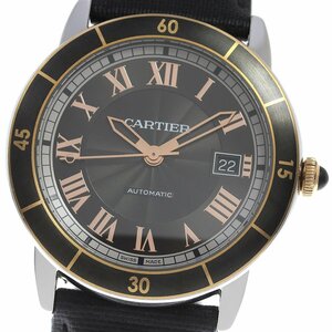 カルティエ CARTIER W2RN0005 クロワジエール デイト 自動巻き メンズ 保証書付き_805072