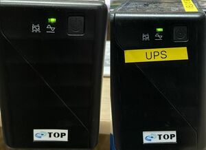 TOP　トップ TOP-UPS600-5B 無停電電源装置 ２個 ジャンク品 022-1068 20240131-o21 大阪発
