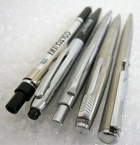 昭和レトロ 当時物 RETRO PEN ボールペンまとめ5本セット パーカー PARKER ,ゼブラ ZEBRA ,コルト COLTO200 ,他 vintage ビンテージ