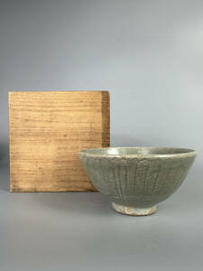 韓国美術　高麗青磁茶碗　碗　抹茶碗　茶道具　伝来品　古物　時代品　李朝　中国青磁