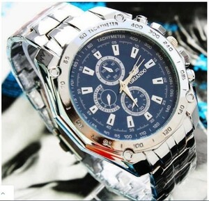 メンズ腕時計ステンレススチールベルトスポーツビジネスクォーツウォッチ腕時計 ZCL941