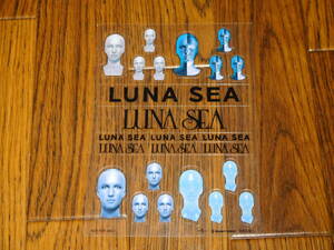 LUNA SEA / LUNACY 非売品ステッカー！河村隆一 真矢 INORAN SUGIZO J　1/3