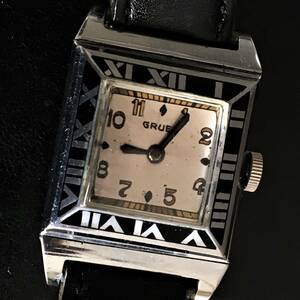 Gruen　　グリュエン　ビンテージ（1936年） リストウオッチ　 メンズ腕時計
