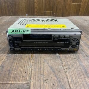 AV11-619 激安 カーステレオ KENWOOD RX-350 80703613 カセット 通電未確認 ジャンク