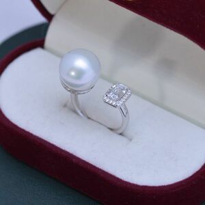 リング 真珠指輪 真珠アクセサリ 天然真珠 淡水真珠 本真珠 誕生日プレゼント 新型 女性 フリーサイズ 上質真珠 パーティー 新品 zz154