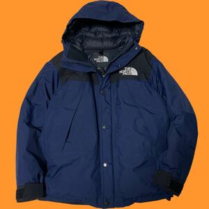 GORE-TEX THE NORTH FACE ノースフェイス マウンテンダウンジャケット S メンズ ND91737 ネイビー