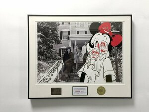 DEATH NYC 額付き 世界限定100枚 アートポスター Disney ミニーマウス Mickey ミッキー 現代アート