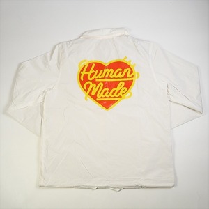 HUMAN MADE ヒューマンメイド 23AW COACH JACKET White HM26JK002 ハートジャケット 白 Size 【L】 【新古品・未使用品】 20776081