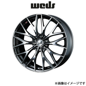 ウェッズ レオニス MX アルミホイール 1本 インプレッサWRX STI GDB 18インチ ブラックメタルコートミラーカット 0037442 WEDS LEONIS MX