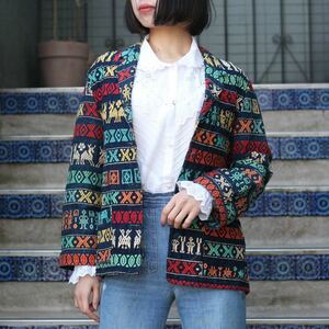 *SPECIAL ITEM* USA VINTAGE HAND EMBRROIDERY DESIGN JACKET/アメリカ古着ハンド刺繍デザインジャケット