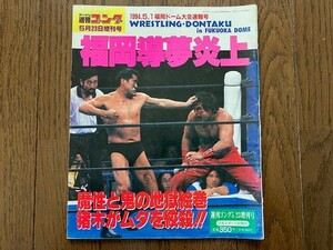 週刊ゴング　増刊号　1994年(平成6年)　福岡導夢炎上　燃える闘魂　アントニオ猪木VSグレート・ムタ、武藤敬笥　長州力　佐山聡　送料無料