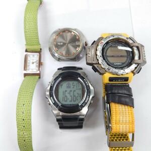 I1085 腕時計 まとめ CASIO TAIPLE SEMSOR JAXIS CITIZEN Pierre lannrer カシオ シチズン 中古 ジャンク品 訳あり