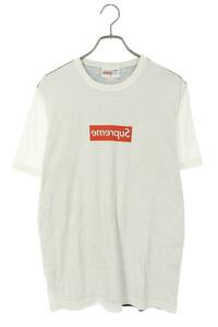 シュプリーム SUPREME コムデギャルソンシャツ 13SS Box Logo Tee サイズ:M ミラーボックスロゴTシャツ 中古 SB01