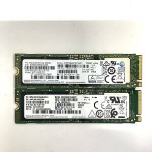 S60325153 SAMSUNG 512GB NVMe SSD 2点【中古動作品】