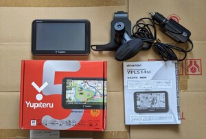 ユピテル ポータブルナビ YPL514si 5V型 ドライブナビ Yupiteru 動作確認済み