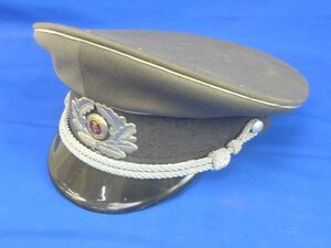 佐S7899●東ドイツ軍 空軍 制帽 将校 サイズ表記57 実物 未使用状態 NVA DDR (検) 東独 帽子 軍帽
