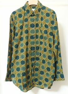 23SS Engineered Garments エンジニアードガーメンツ 19th 19 Century BD Shirt Cotton Cross Batik 総柄 ボタンダウン シャツ XS