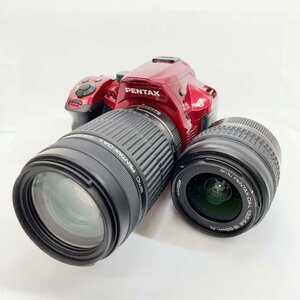 PENTAX ペンタックス K-30 ダブルズームキット コンパクト 一眼レフ デジタル カメラ 本体 レンズ 3点 セット 赤 DAL 18-55 55-300 APS-C