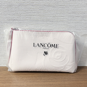 LANCOME ランコム ホワイト オリジナルポーチ ノベルティ 非売品 バラ 薔薇 花 白